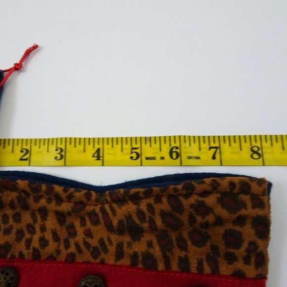 16" Handmade Denim Cowgirl Christmas Stocking Cowboy Boot Country Western CUTE! - Picture 7 of 7